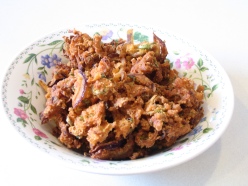 Hot Pakodis for a cold, wet day